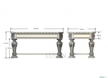 Tables (STL_0298) 3D model for CNC machine